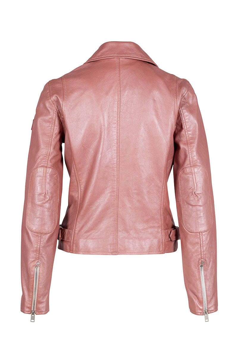 METALLIC MOTO JACKET