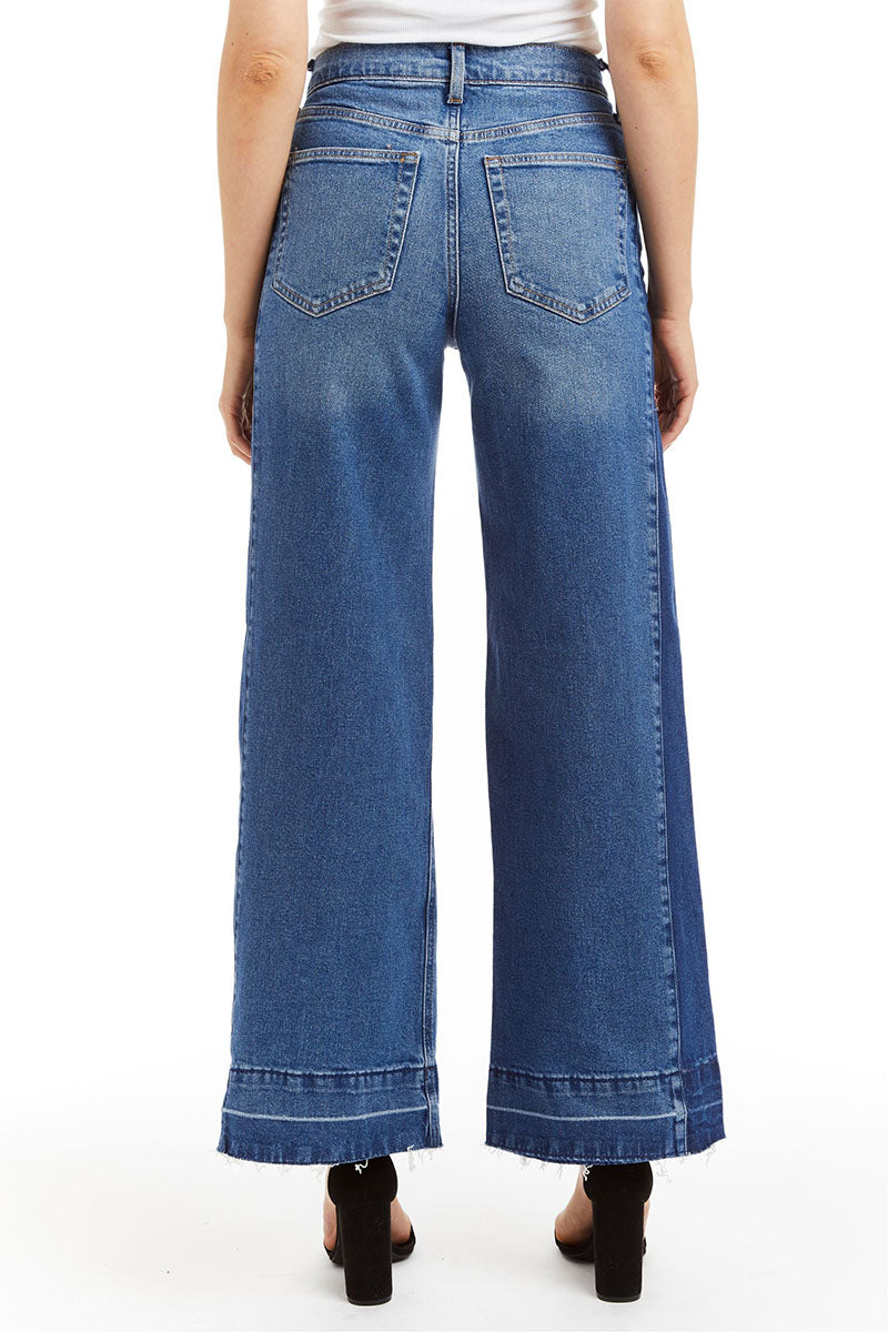 MIX WASH WIDE STRAIGHT PANT