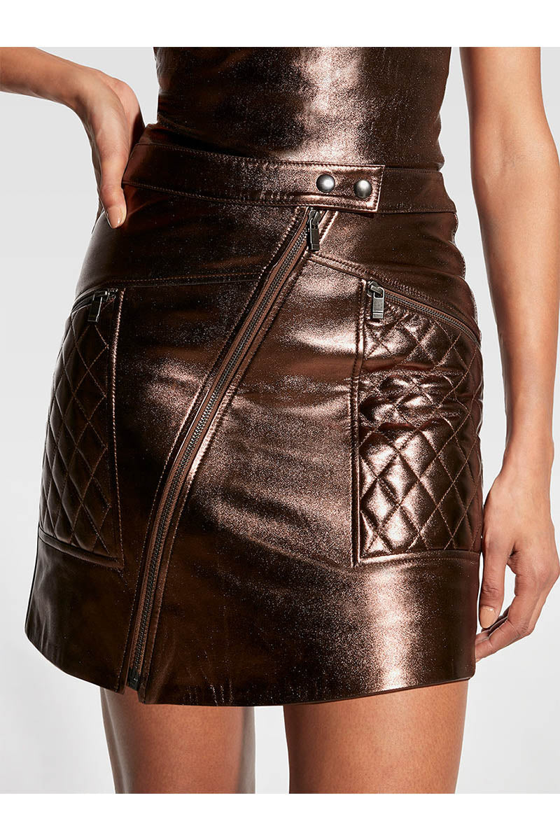 Faux Leather Skirt – Styled by Fashion Baby