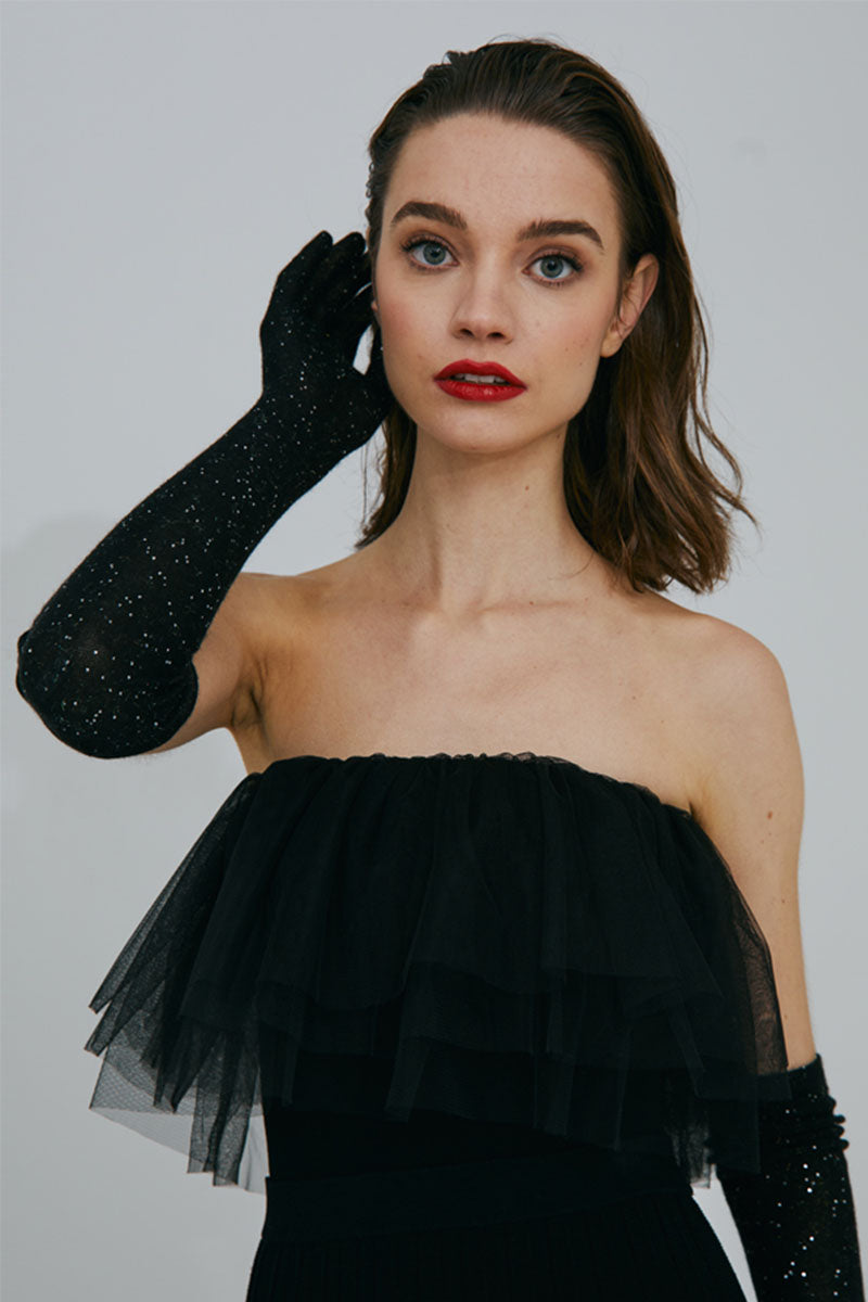 Autumn Cashmere Tulle Tube Top SHOP TUNI Tuni