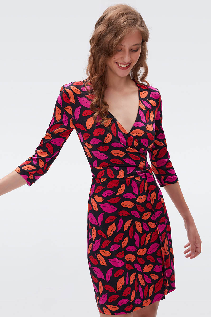 Dvf julian shop wrap dress