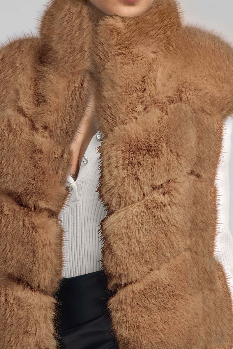 ROSARIO FAUX FUR VEST