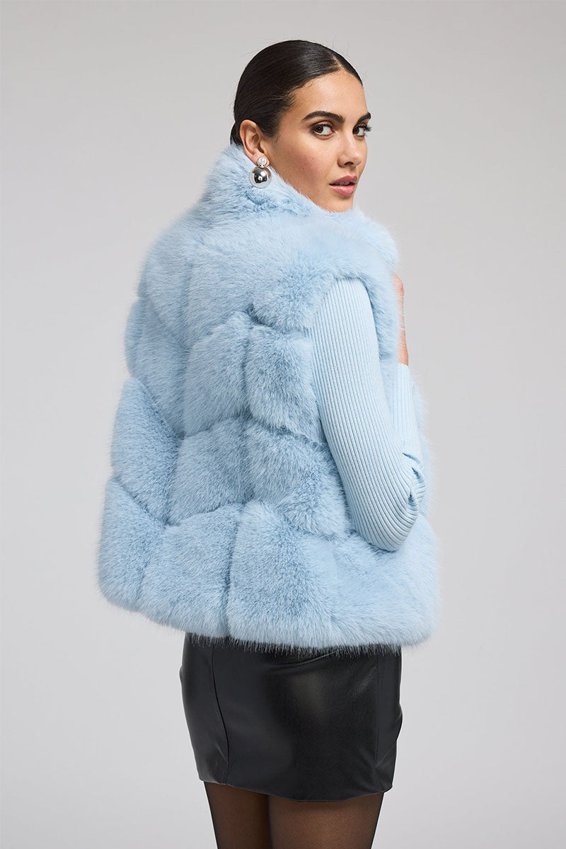 ROSARIO FAUX FUR VEST