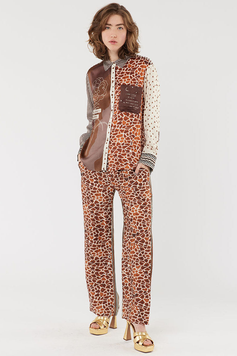 BAILEY STRAIGHT LEG PRINTED PANTS