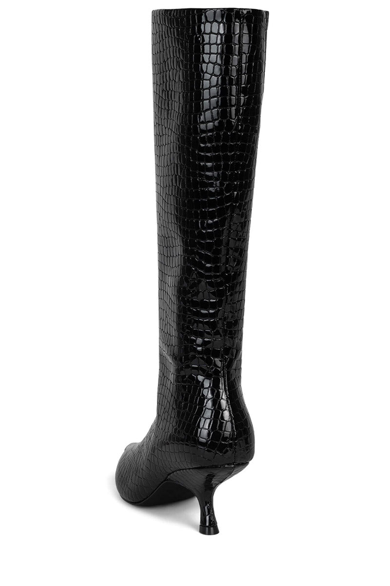 INTREPID-K CROC KNEE BOOT