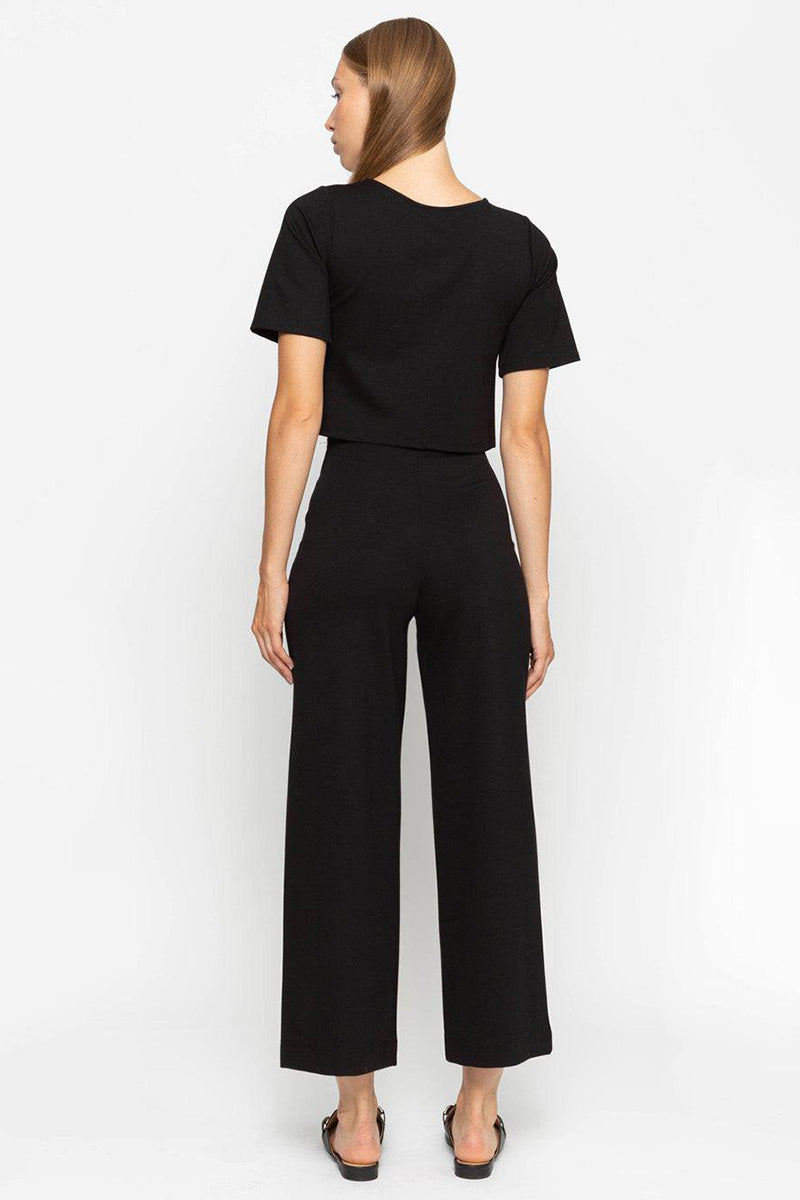 PONTE KNIT STRAIGHT LEG CROPPED